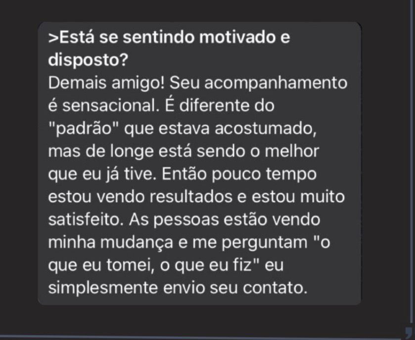 Depoimento · resultados rápidos